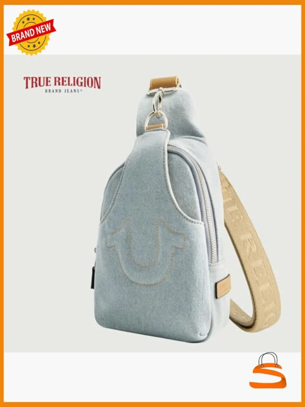 Sling Bag Small Travel Backpack Adjustable Crossbody Strap